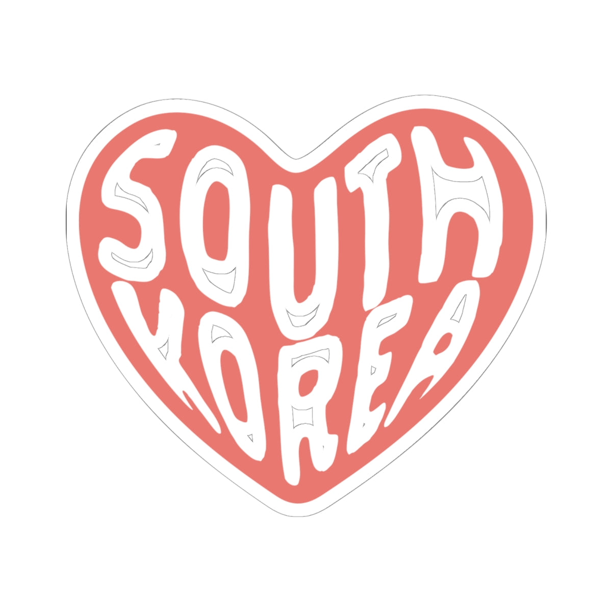 Love South Korea Sticker