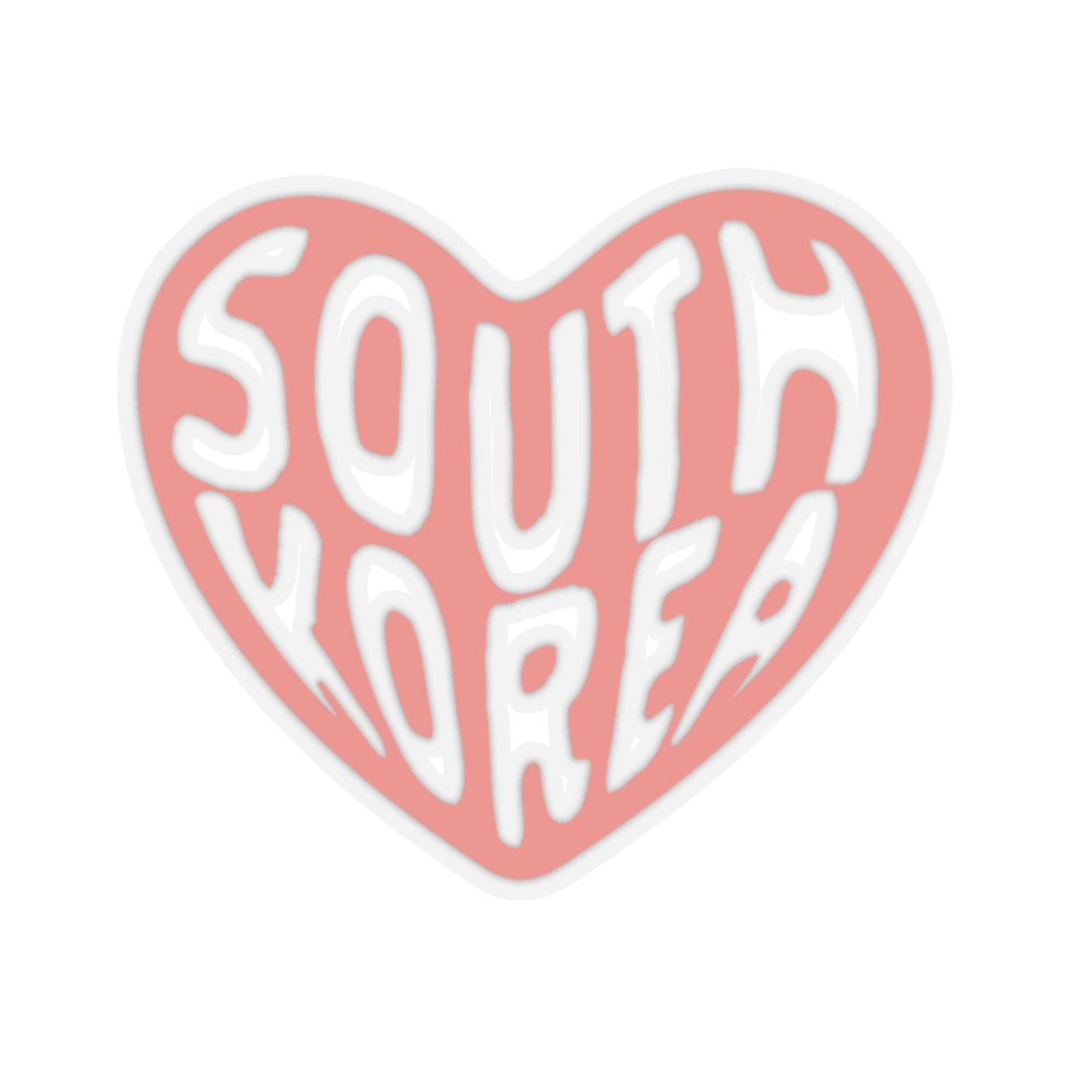 Love South Korea Sticker