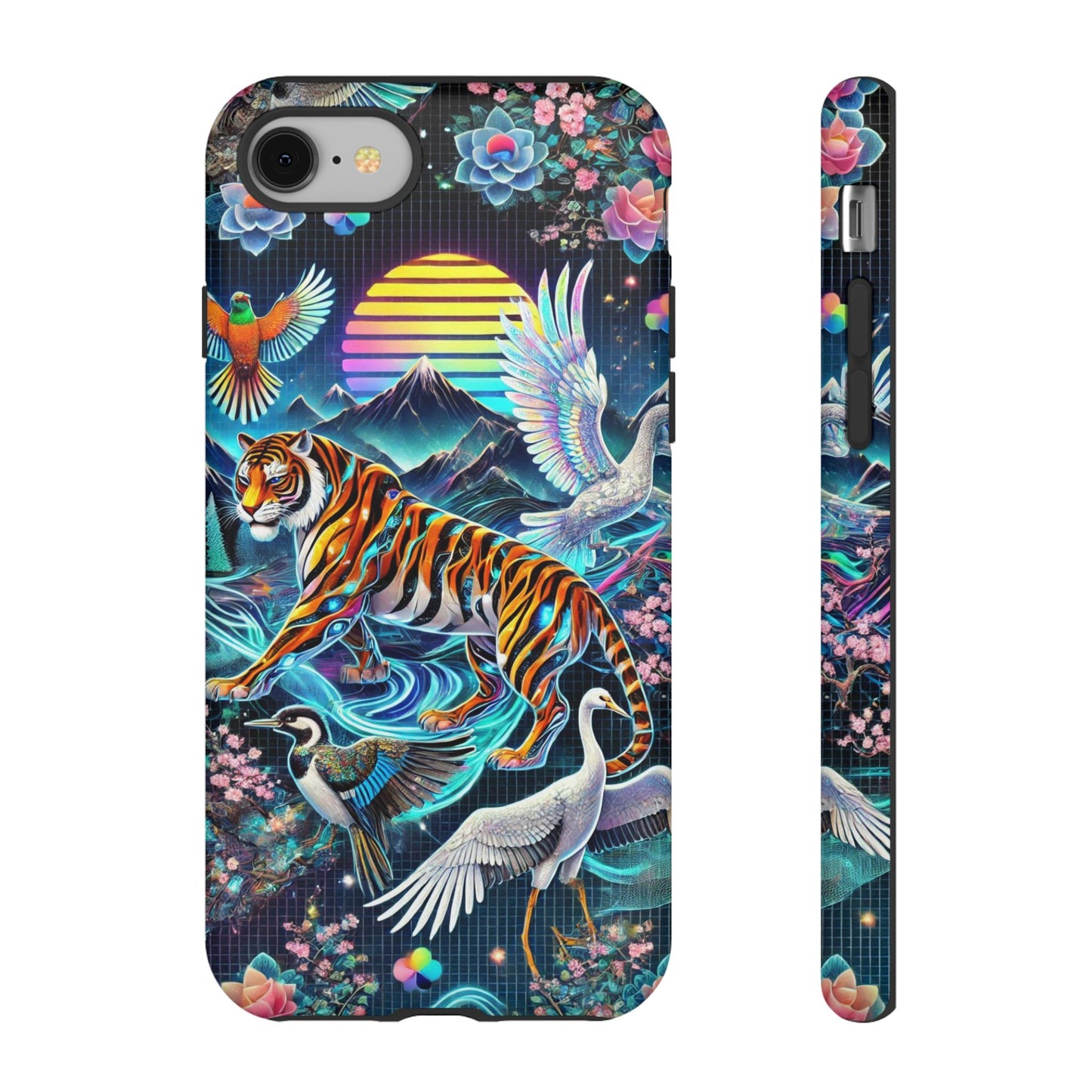 Phone Cases Korean Traditional Tiger Design